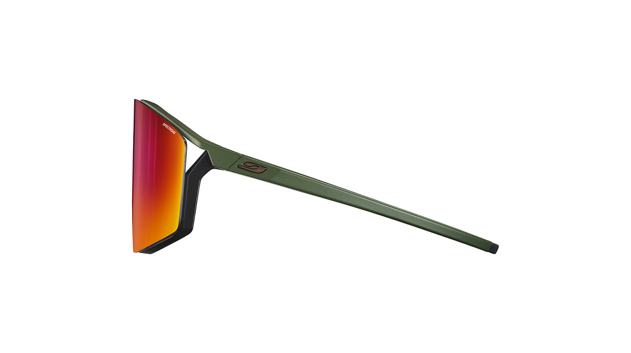 Paire de lunettes de soleil Julbo Js562 edge couleur vert - Côté droit - Doyle