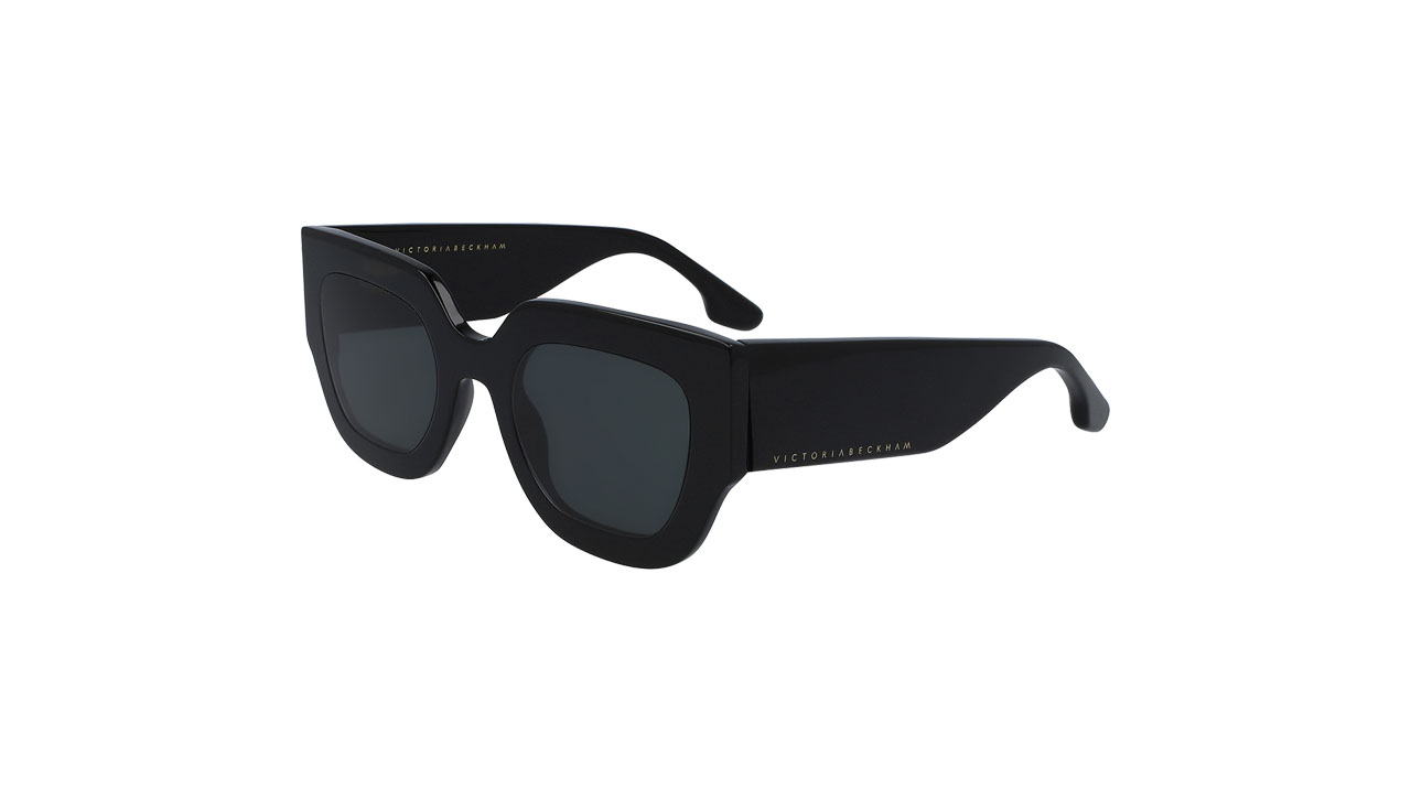 Paire de lunettes de soleil Victoria-beckham Vb606s couleur noir - Côté à angle - Doyle