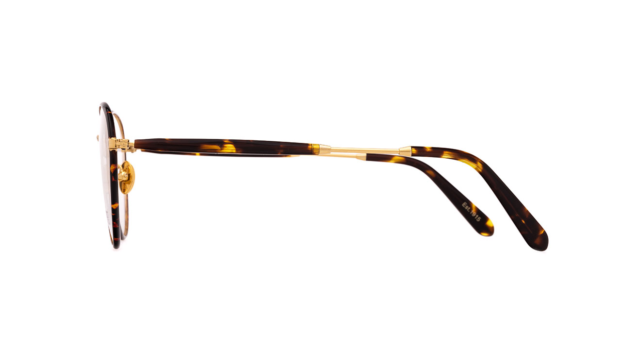 Paire de lunettes de vue Moscot Pitsel couleur brun - Côté droit - Doyle