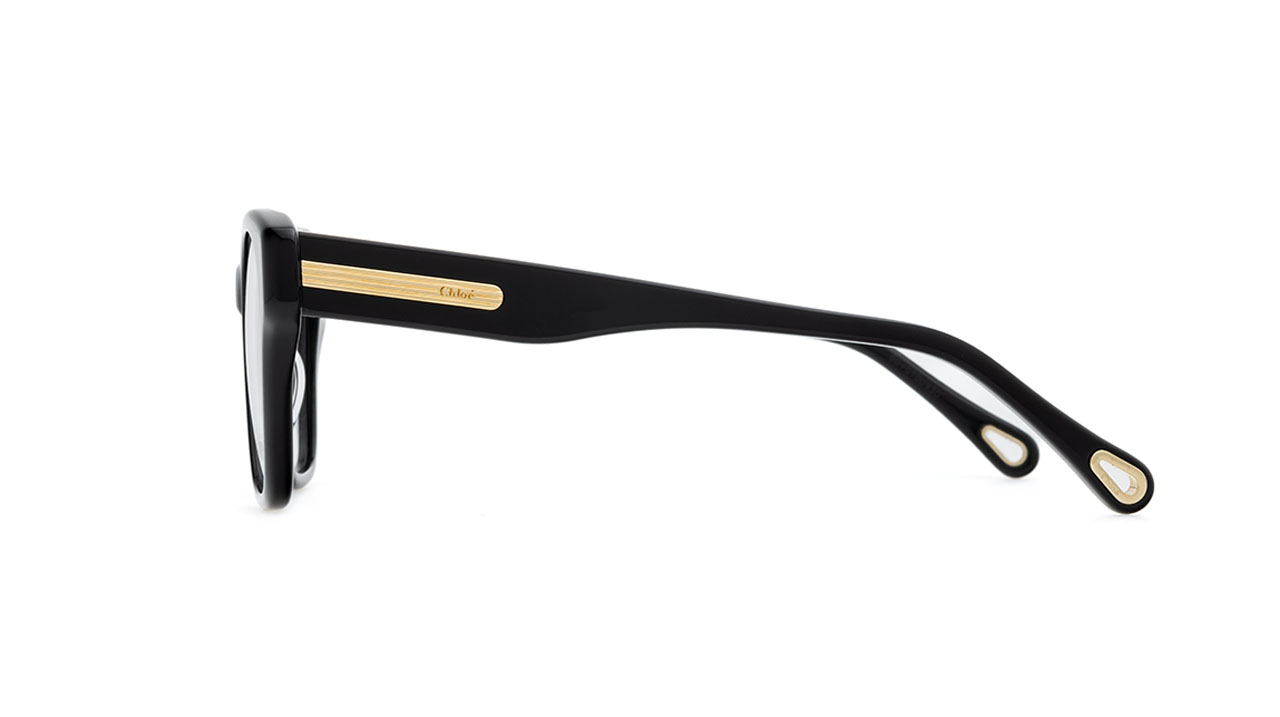 Paire de lunettes de vue Chloe Ch0122o couleur or - Côté droit - Doyle