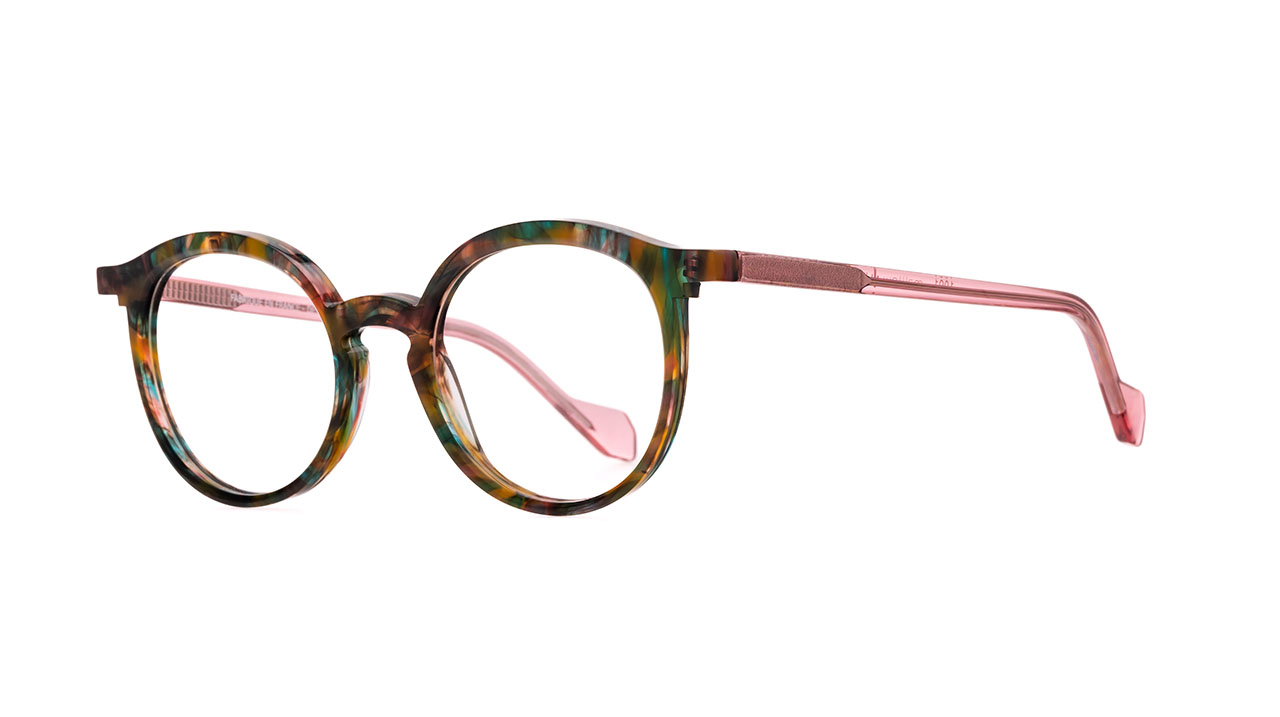 Paire de lunettes de vue Matttew Liria couleur vert - Côté à angle - Doyle