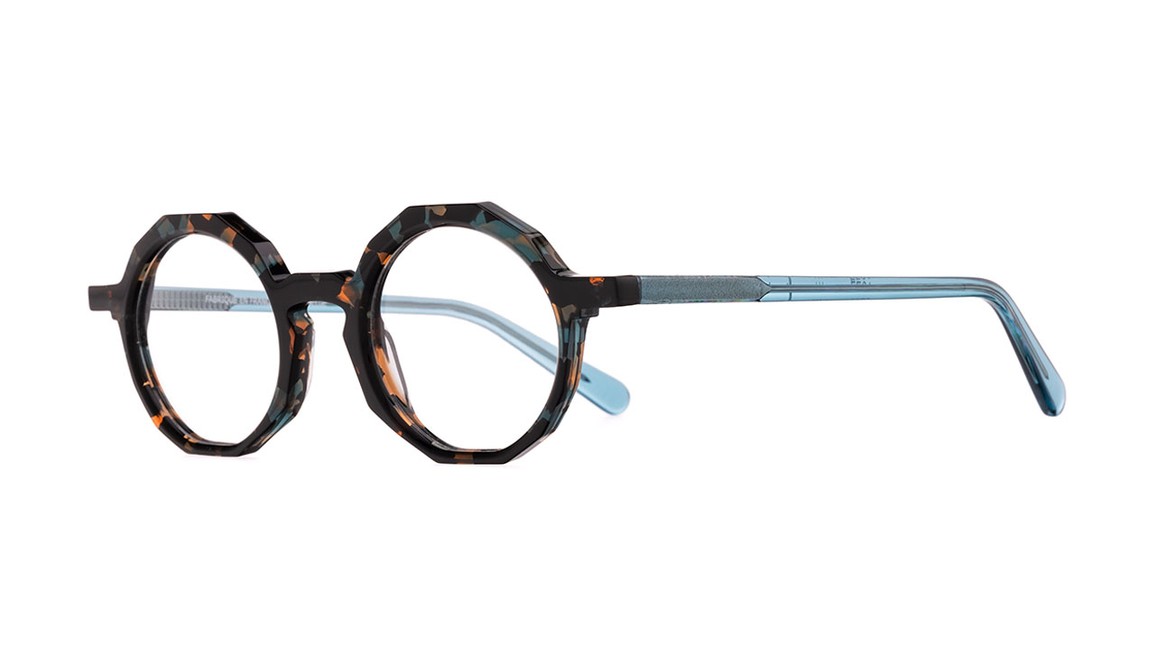 Paire de lunettes de vue Matttew Nudum couleur bleu - Côté à angle - Doyle