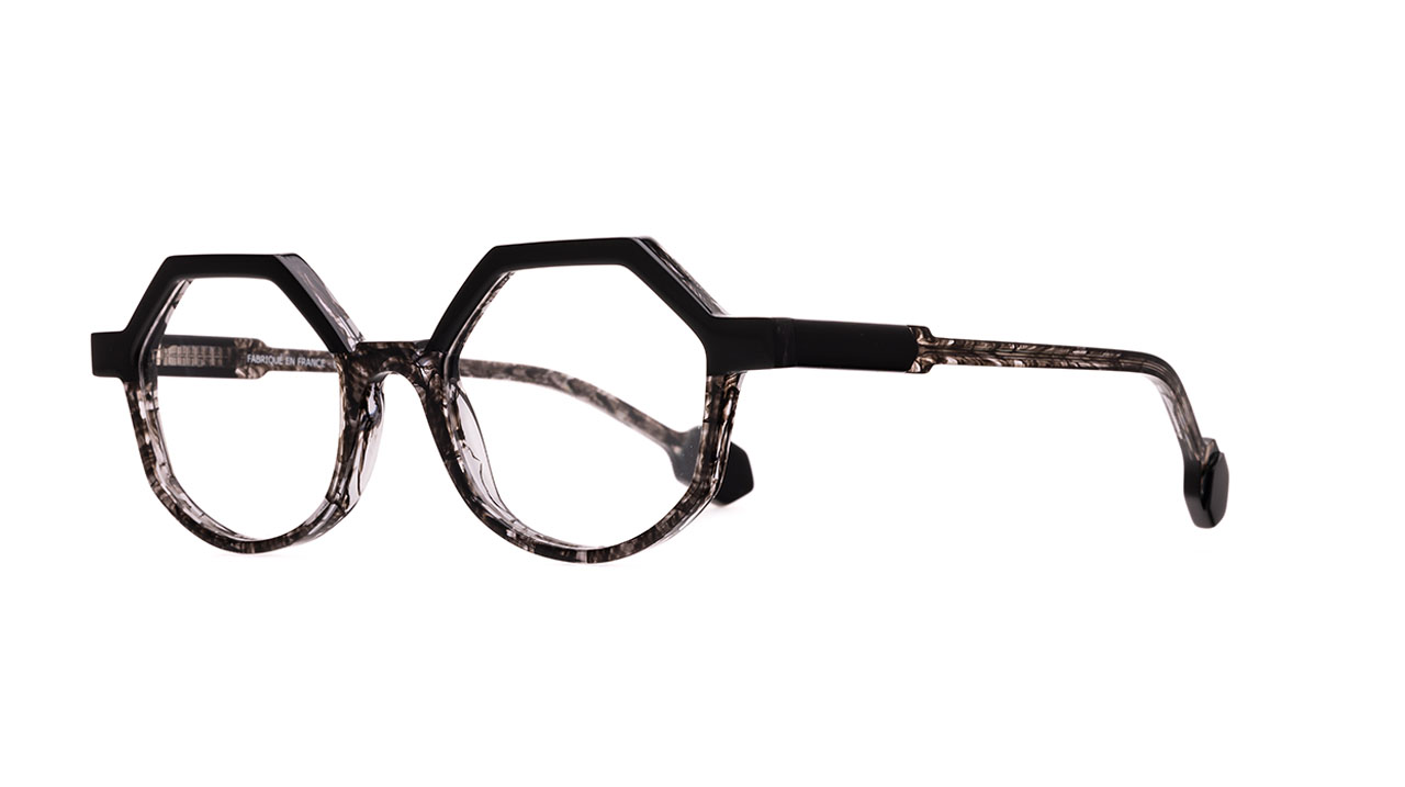 Paire de lunettes de vue Matttew-eyewear Bailaor couleur noir - Côté à angle - Doyle
