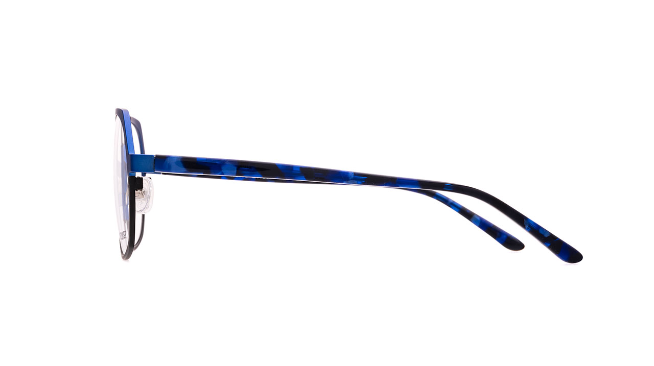 Paire de lunettes de vue Kunoqvist Frumdi couleur marine - Côté droit - Doyle