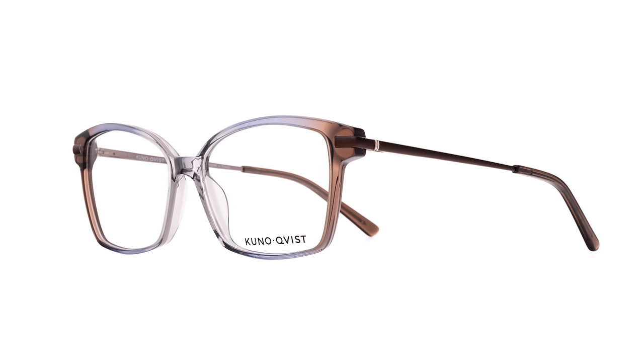 Paire de lunettes de vue Kunoqvist Skimmer couleur bleu - Côté à angle - Doyle
