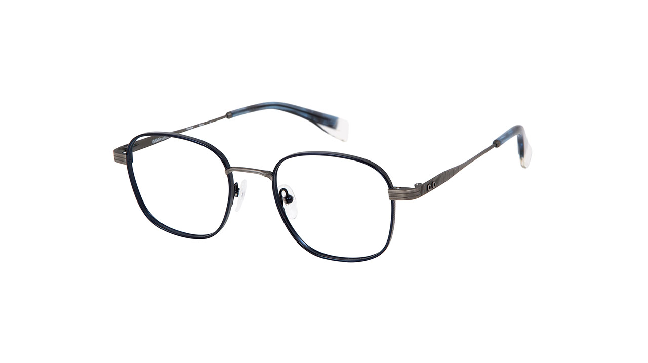 Paire de lunettes de vue Gigi-studio Freud couleur noir - Côté à angle - Doyle