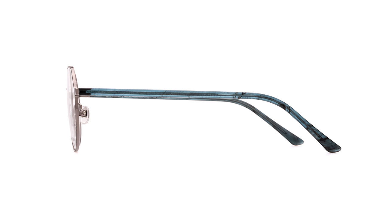 Paire de lunettes de vue Prodesign Prim 2 couleur gris - Côté droit - Doyle