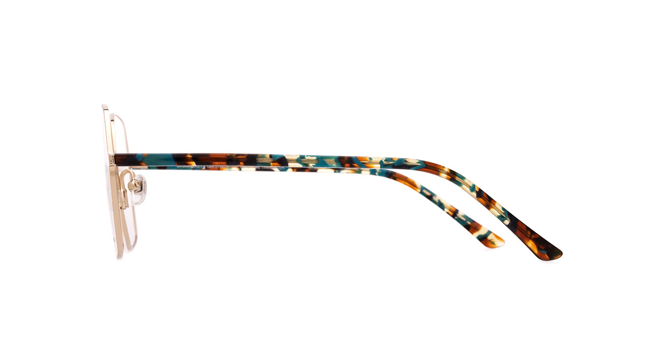Paire de lunettes de vue Prodesign Prim 1 couleur rose - Côté droit - Doyle
