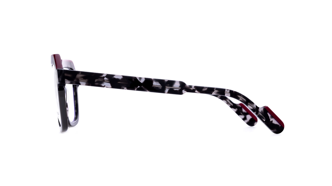 Paire de lunettes de vue Lamarca Policromie 116 couleur noir - Côté droit - Doyle