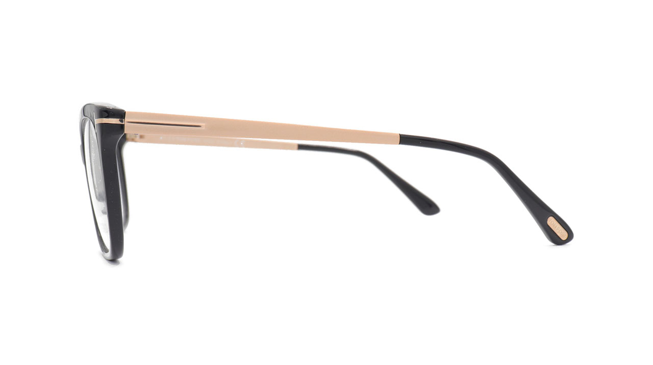 Paire de lunettes de vue Tom-ford Tf5353 couleur noir - Côté droit - Doyle