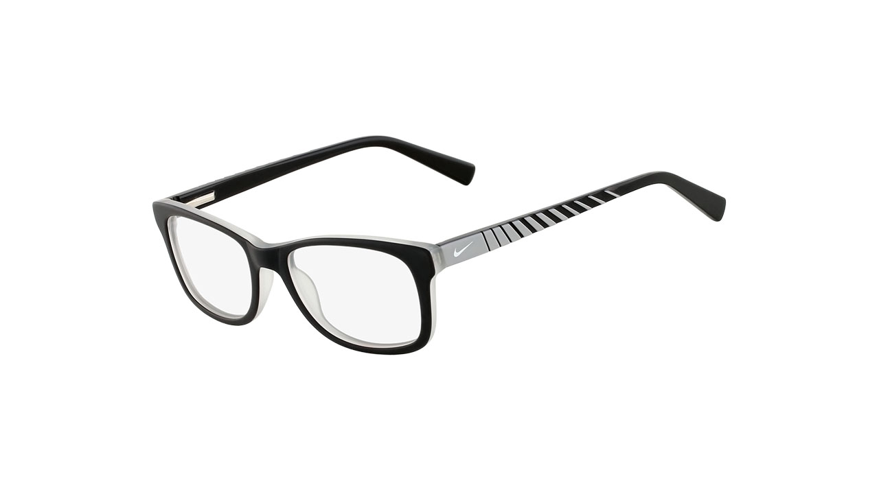 Paire de lunettes de vue Nike 5509 couleur noir - Côté à angle - Doyle