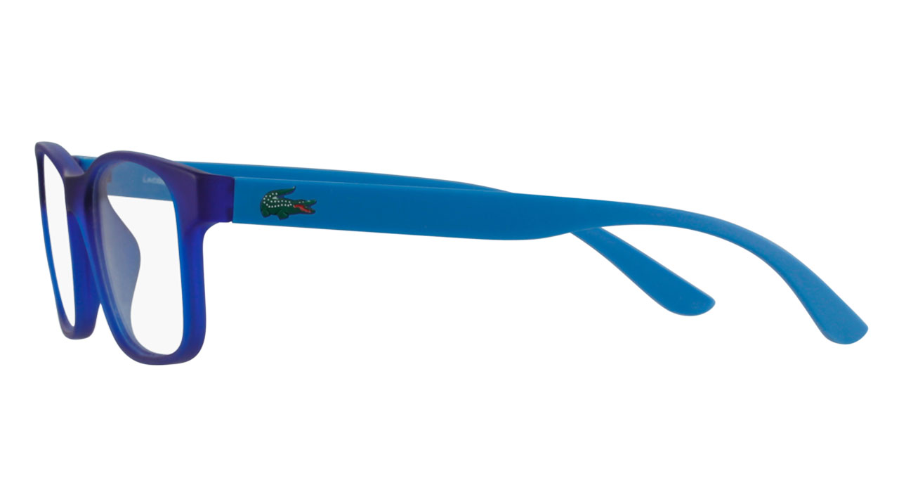 Paire de lunettes de vue Lacoste L3804b couleur marine - Côté à angle - Doyle