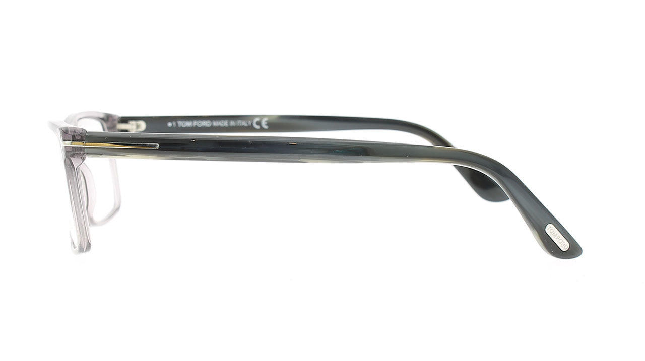 Paire de lunettes de vue Tom-ford Tf5408 couleur gris - Côté droit - Doyle