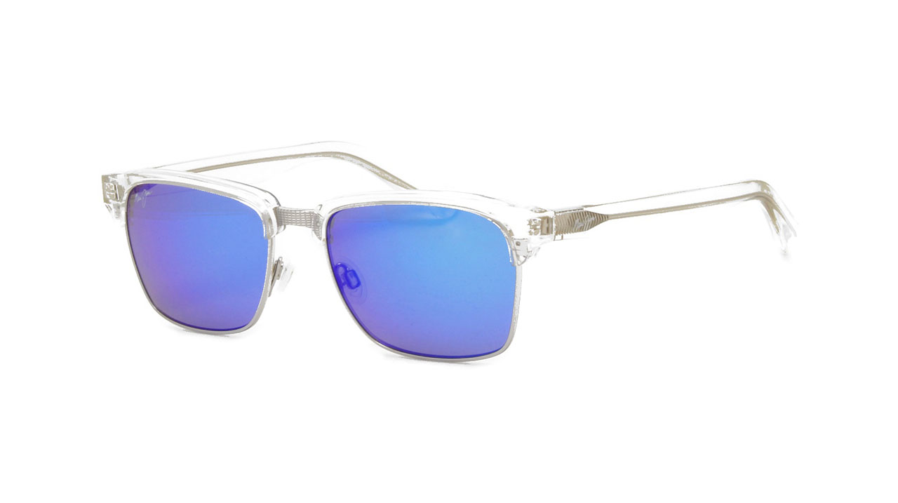 Paire de lunettes de soleil Maui-jim B257 couleur cristal - Côté à angle - Doyle