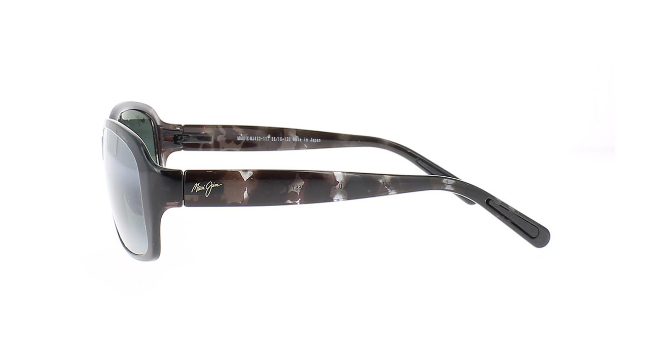 Paire de lunettes de soleil Maui-jim 433 couleur noir - Côté droit - Doyle