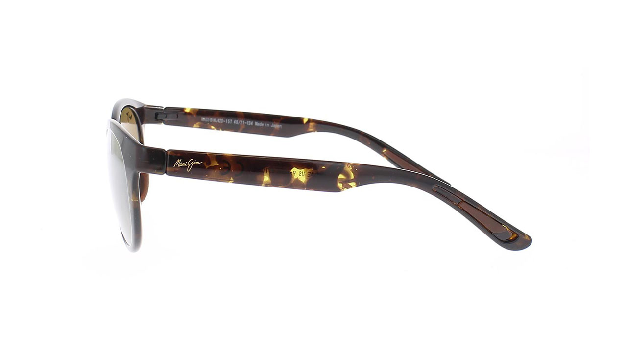 Paire de lunettes de soleil Maui-jim H420 couleur brun - Côté droit - Doyle