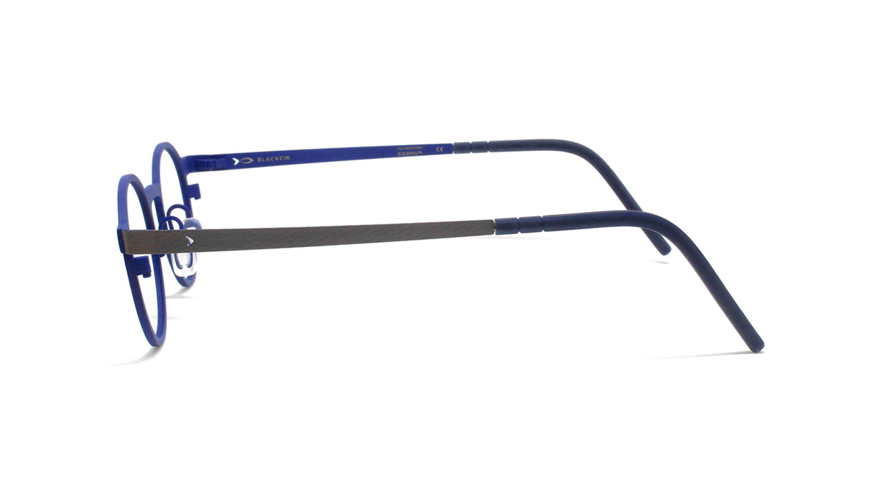 Paire de lunettes de vue Blackfin Bf783 wheeler couleur marine - Côté droit - Doyle