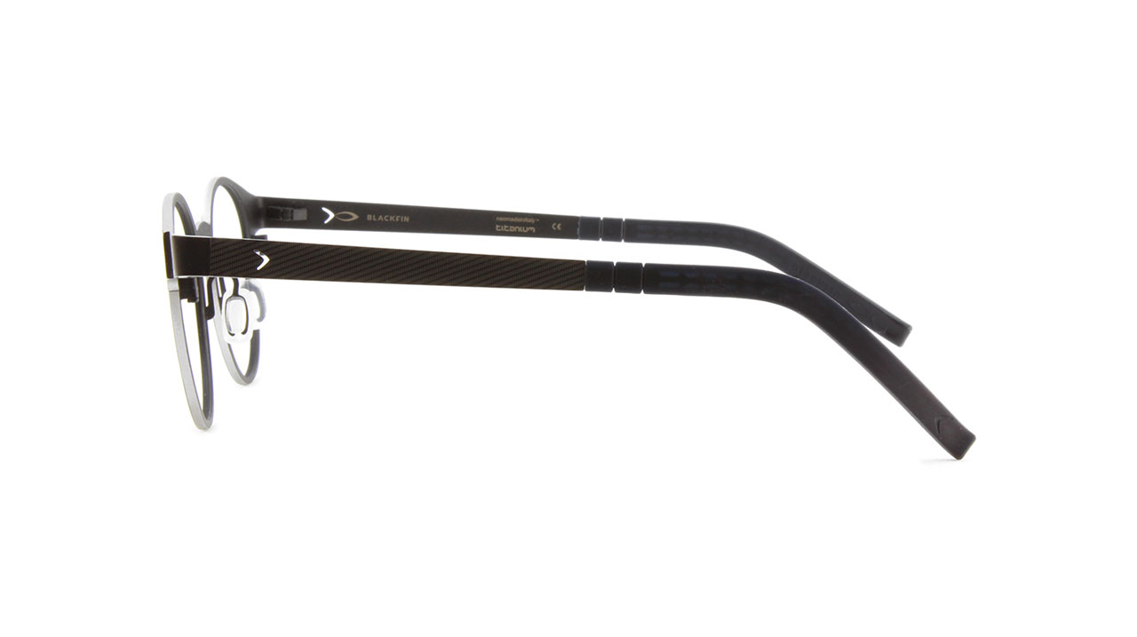 Paire de lunettes de vue Blackfin Bf728 key west couleur brun - Côté droit - Doyle