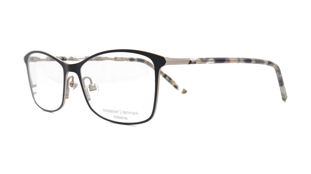Paire de lunettes de vue Prodesign 3162 couleur noir - Côté à angle - Doyle