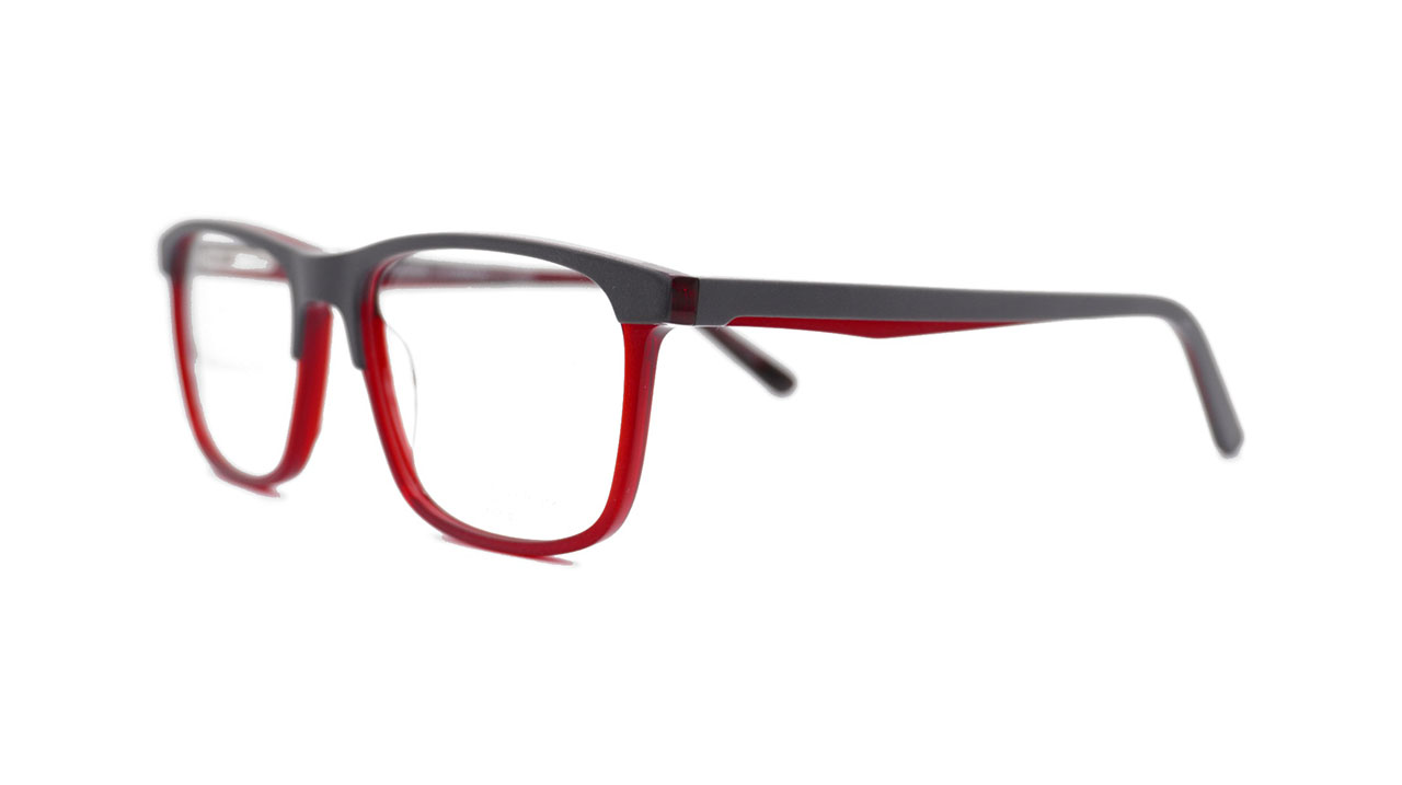 Paire de lunettes de vue Prodesign 3609 couleur gris - Côté à angle - Doyle