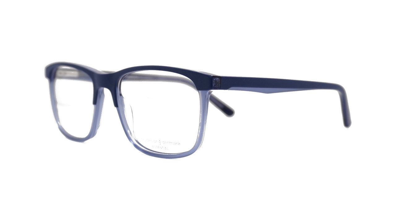 Paire de lunettes de vue Prodesign 3609 couleur bleu - Côté à angle - Doyle