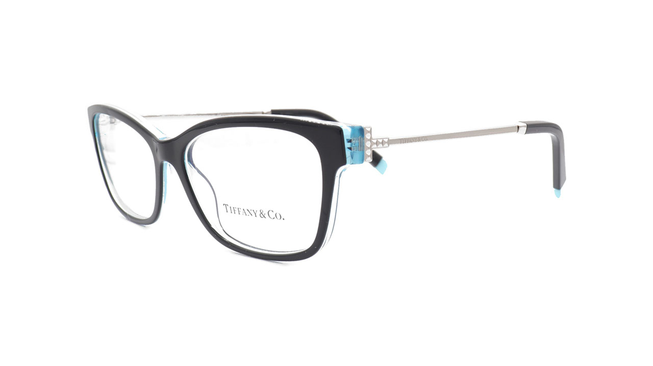 Paire de lunettes de vue Tiffany Tf2204 couleur noir - Côté à angle - Doyle