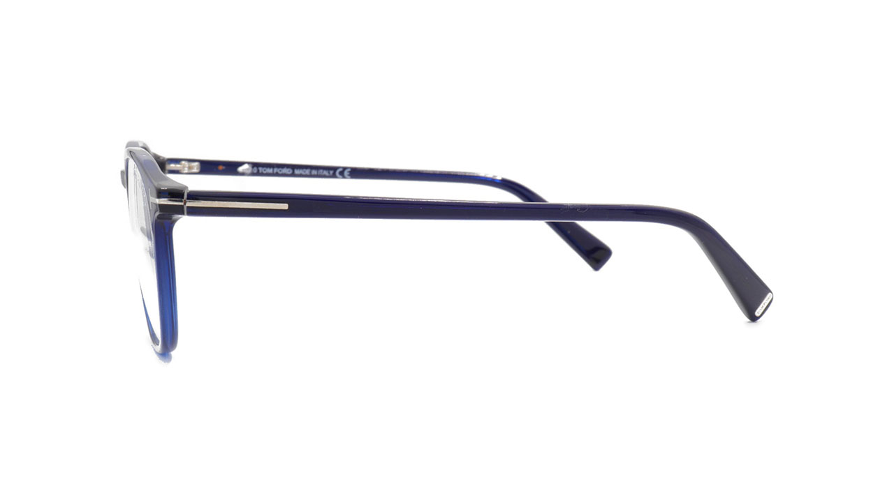 Paire de lunettes de vue Tom-ford Tf5583-b couleur marine - Côté droit - Doyle