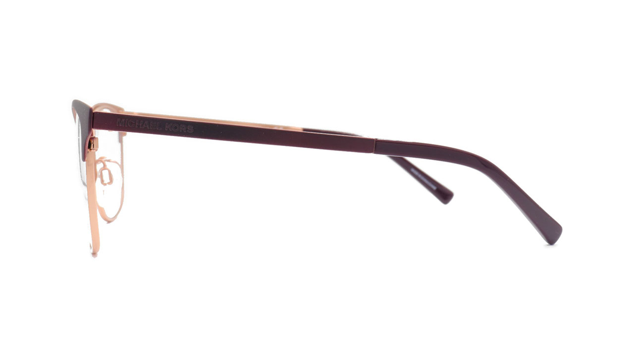 Paire de lunettes de vue Michael-kors Mk3012 couleur mauve - Côté droit - Doyle