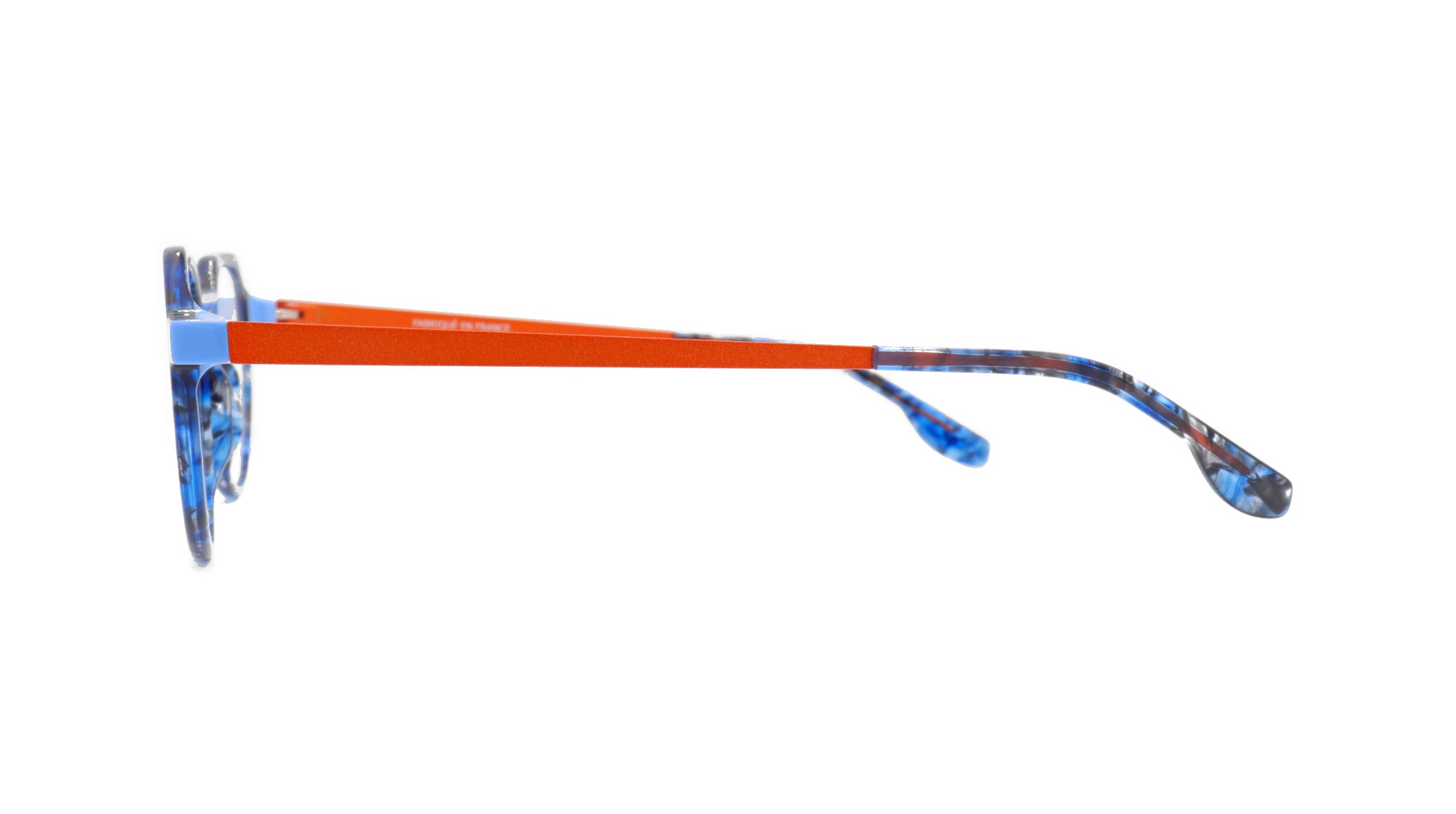 Paire de lunettes de vue Matttew-eyewear Laptev couleur bleu - Côté droit - Doyle