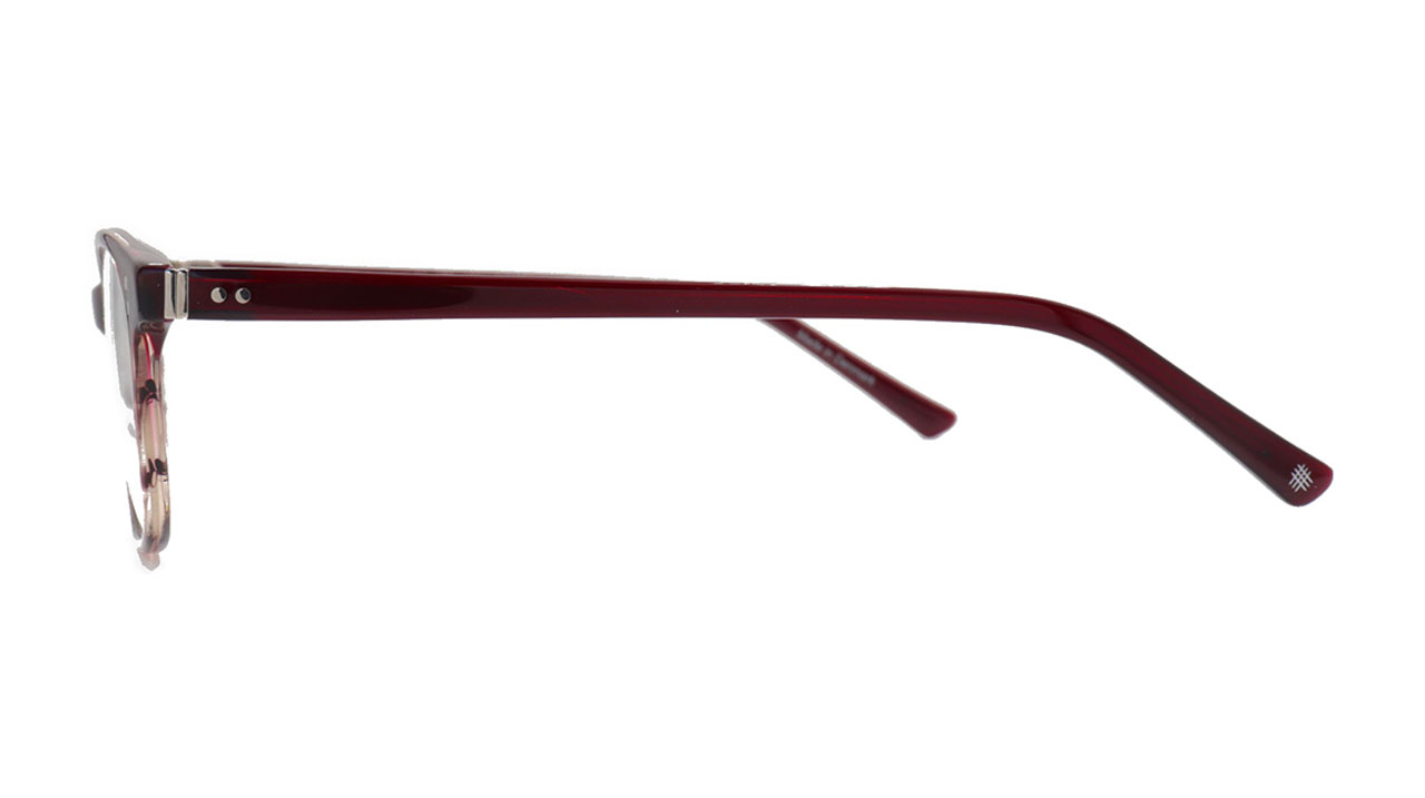 Paire de lunettes de vue Prodesign 4764 couleur rouge - Côté droit - Doyle