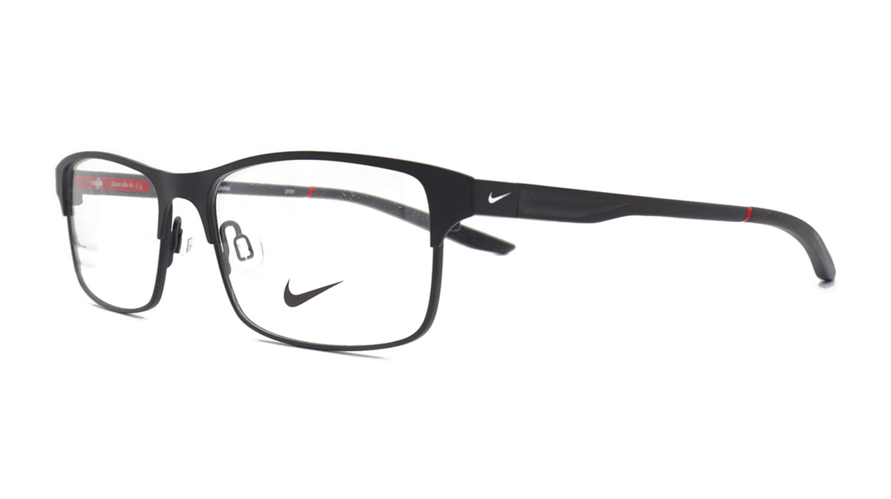 Paire de lunettes de vue Nike 8046 couleur noir - Côté à angle - Doyle