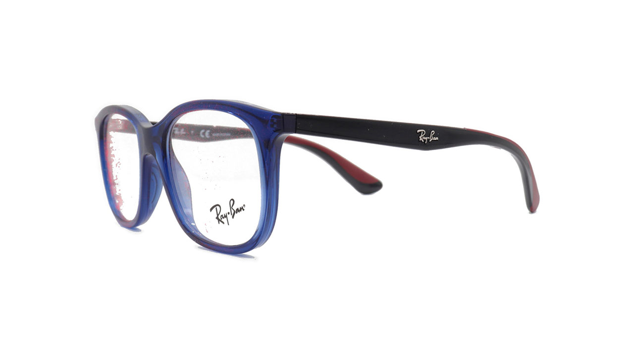 Paire de lunettes de vue Ray-ban Ry1604 couleur bleu - Côté à angle - Doyle