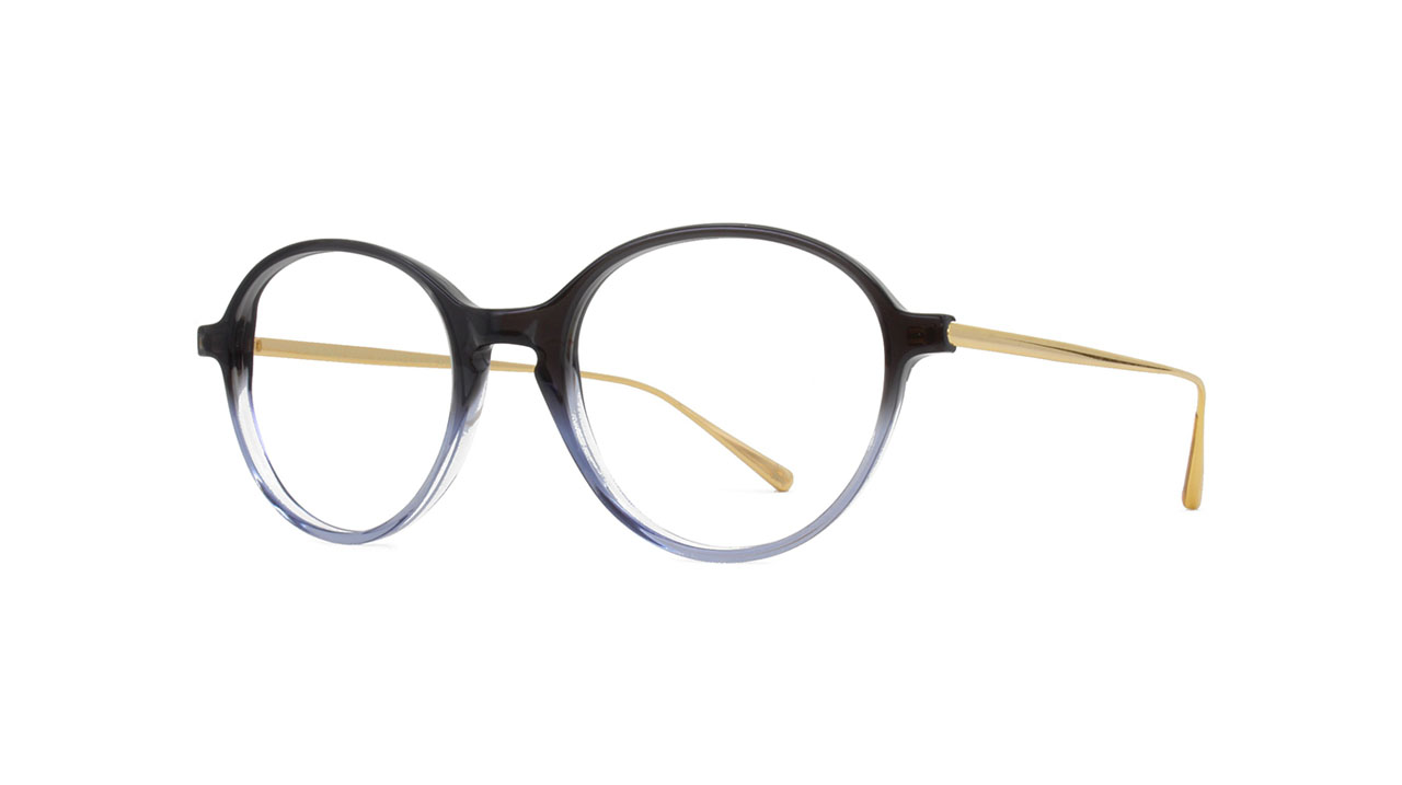 Paire de lunettes de vue Francois-pinton Gypset 6 couleur marine - Côté à angle - Doyle