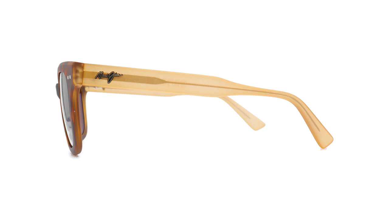 Paire de lunettes de soleil Maui-jim H822 couleur brun - Côté droit - Doyle