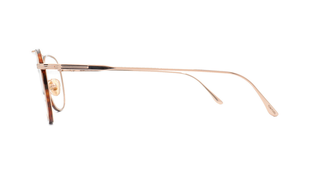 Paire de lunettes de vue Tom-ford Tf5691-b couleur or - Côté droit - Doyle