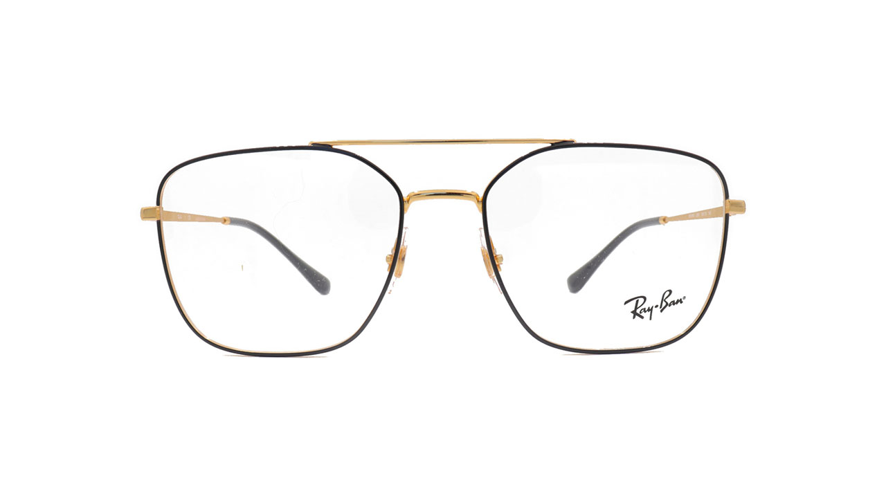 Paire de lunettes de vue Ray-ban Rx6450 couleur or - Doyle