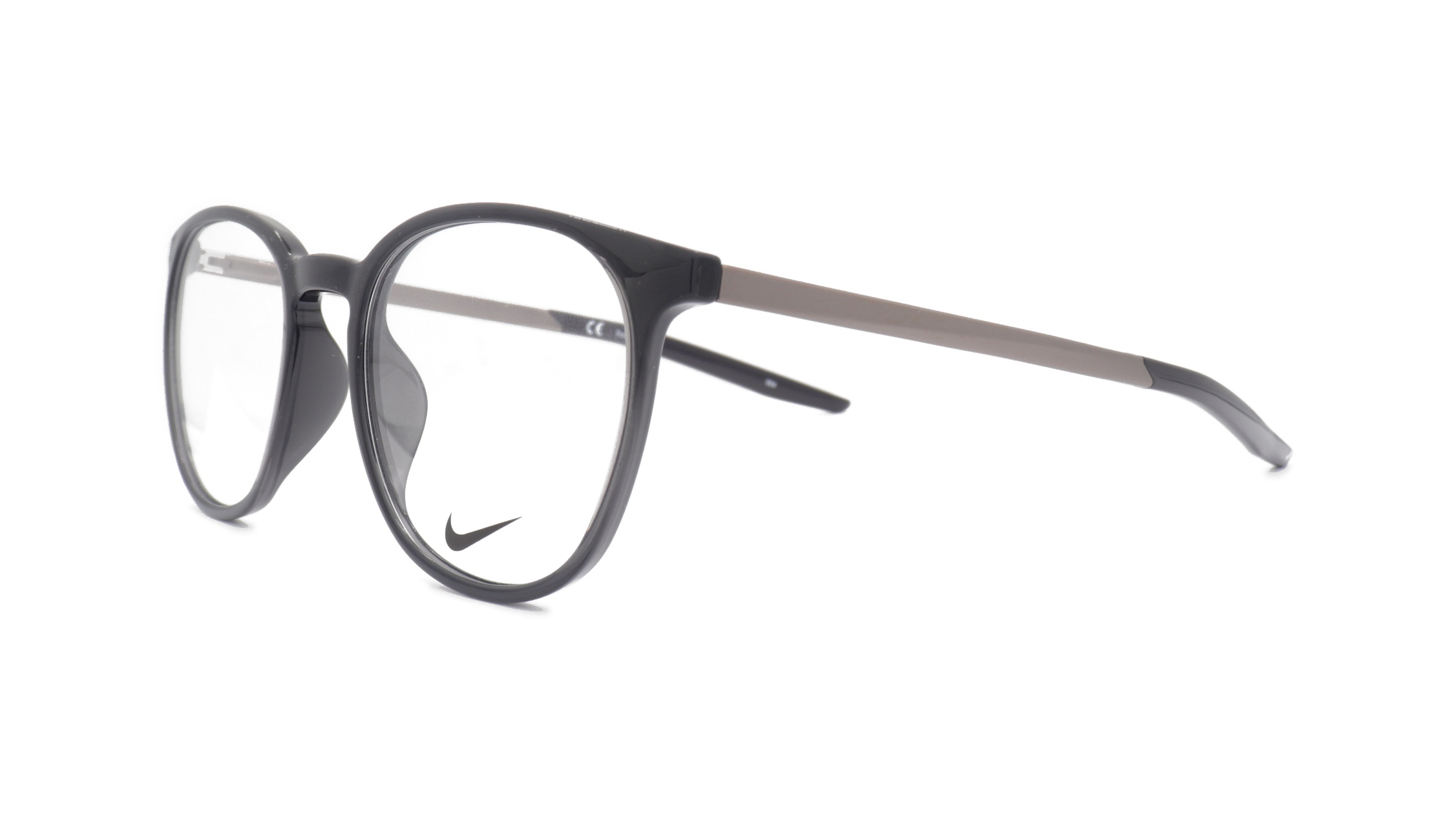 Paire de lunettes de vue Nike 7280 couleur noir - Côté à angle - Doyle