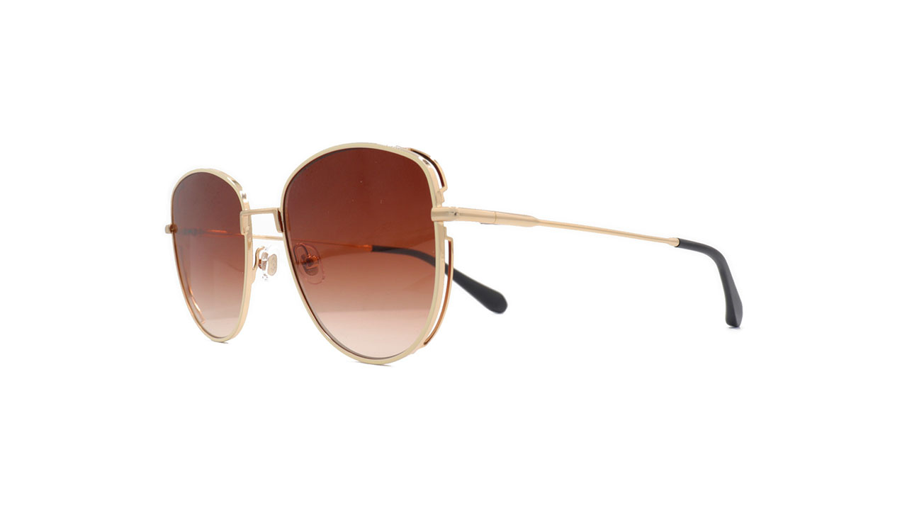 Paire de lunettes de soleil Gigi-studios Ellen/s couleur or - Côté à angle - Doyle