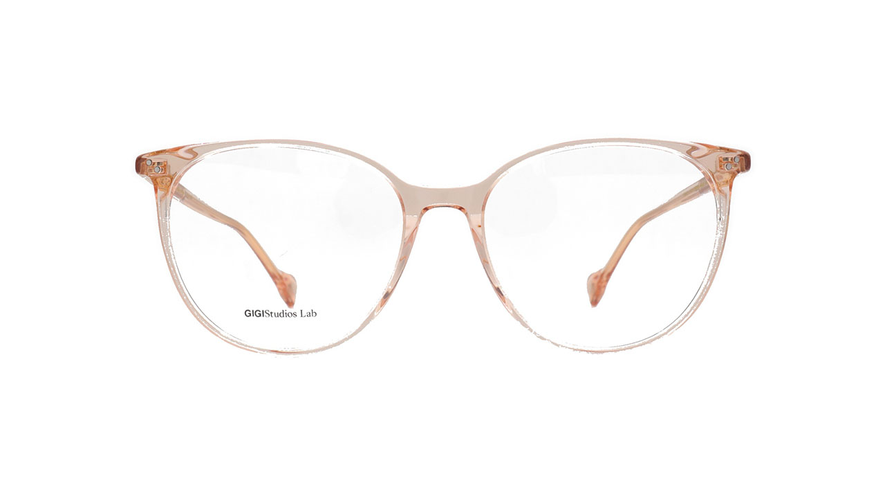 Paire de lunettes de vue Gigi-studios Carinne couleur pêche cristal - Doyle