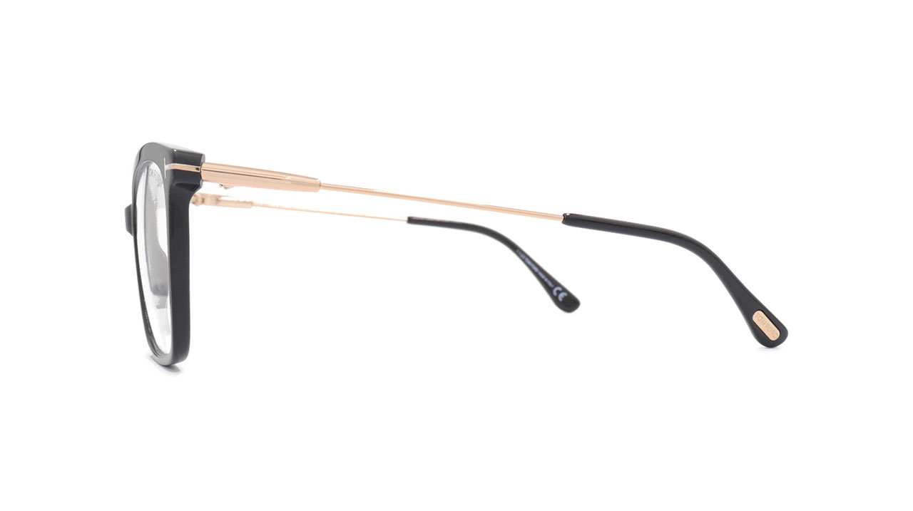 Paire de lunettes de vue Tom-ford Tf5687-b couleur noir - Côté droit - Doyle