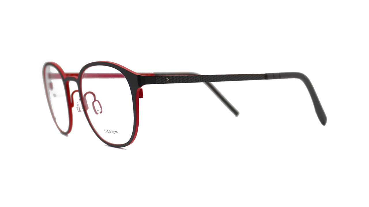 Paire de lunettes de vue Blackfin Bf930 holecomb couleur noir - Côté droit - Doyle