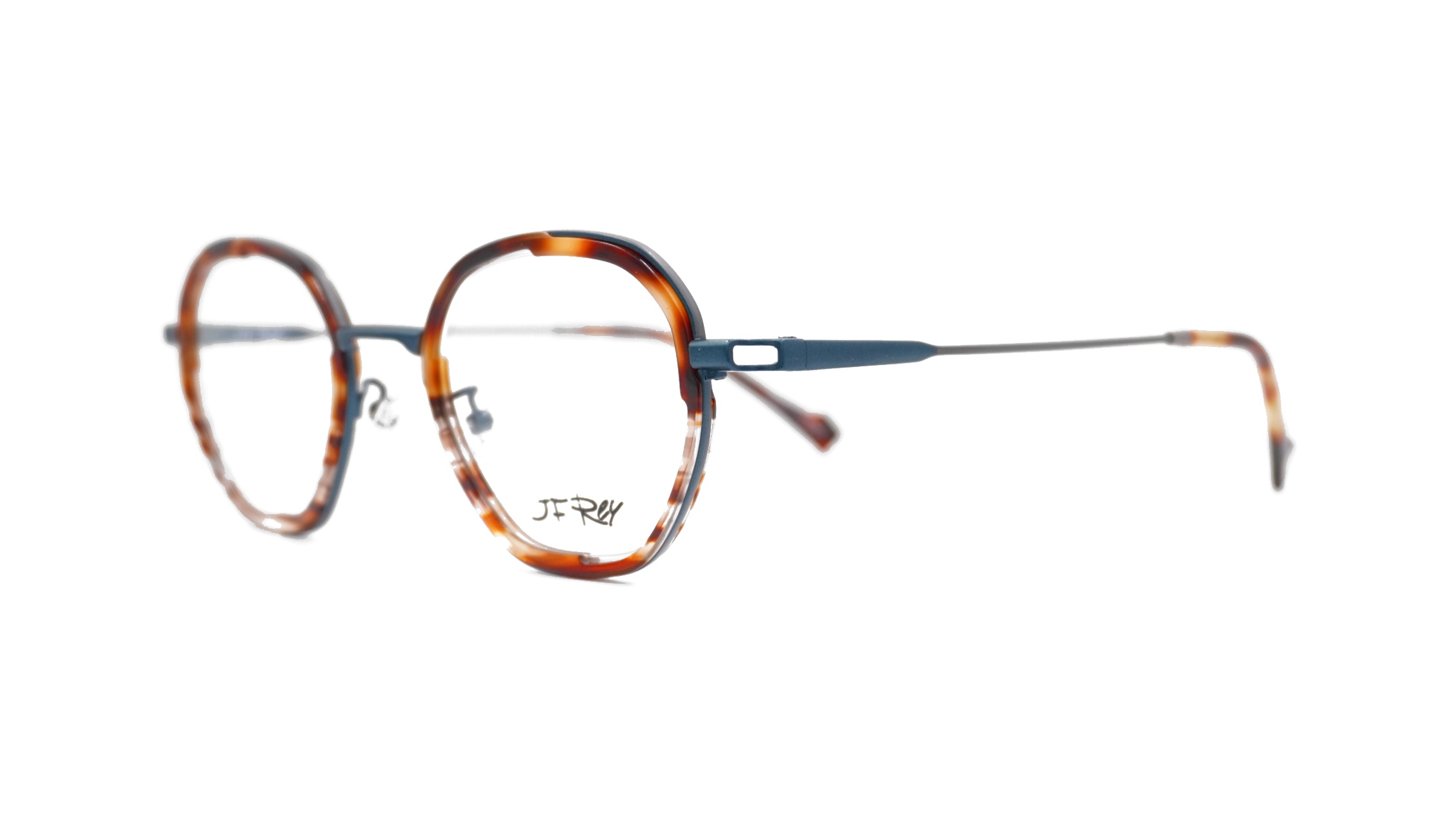 Paire de lunettes de vue Jf-rey Jf2954 + clip couleur bleu - Côté à angle - Doyle