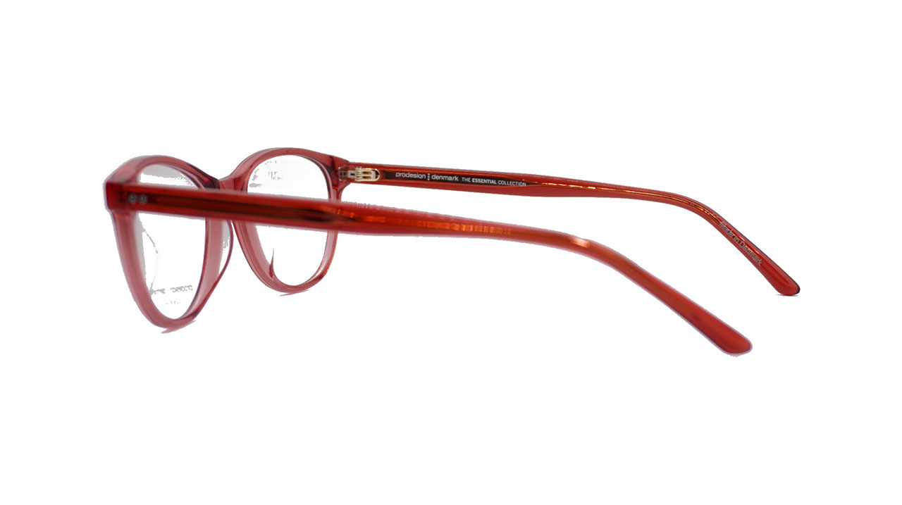 Paire de lunettes de vue Prodesign 3632 couleur rose - Côté droit - Doyle