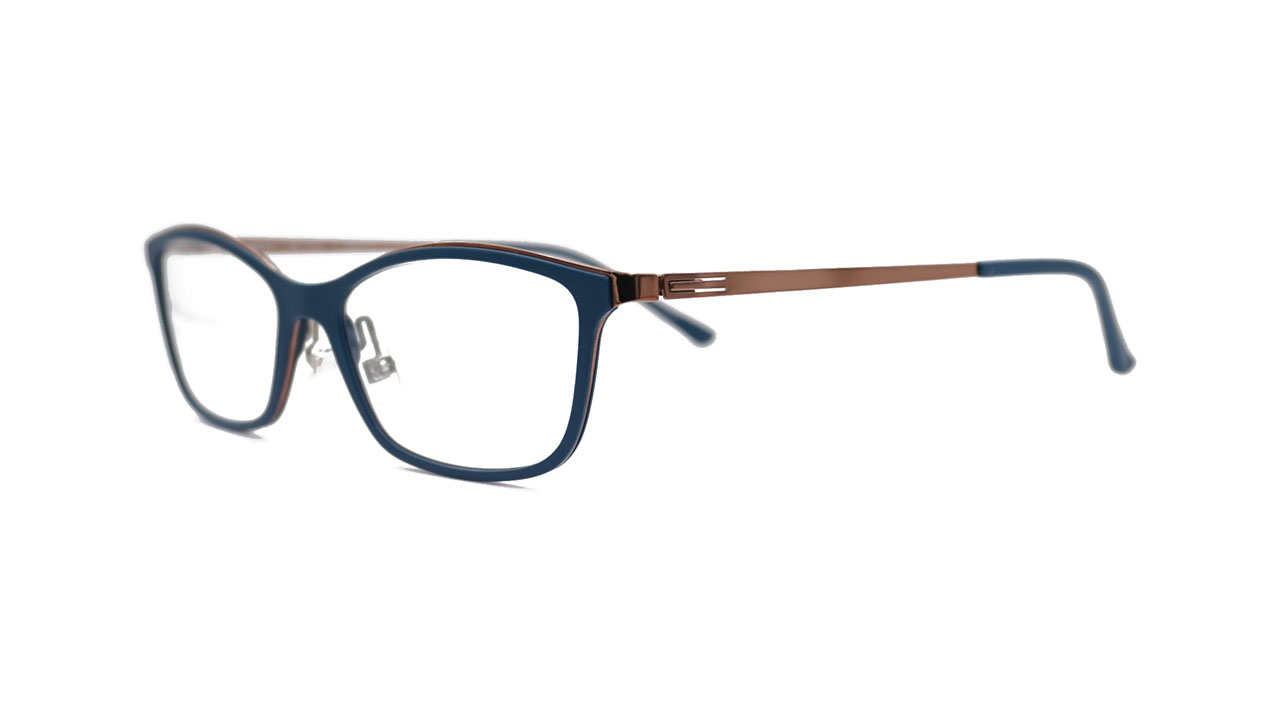 Paire de lunettes de vue Prodesign 3174 couleur bleu - Côté à angle - Doyle
