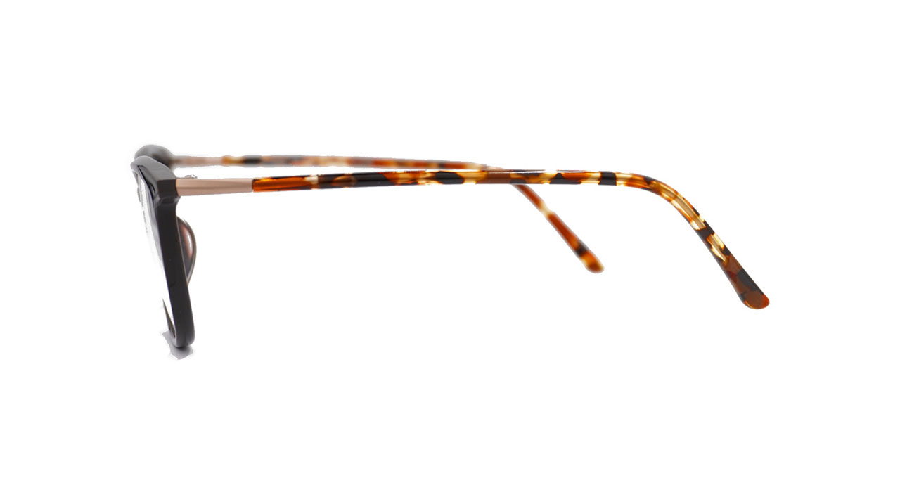 Paire de lunettes de vue Prodesign 3646 couleur noir - Côté droit - Doyle