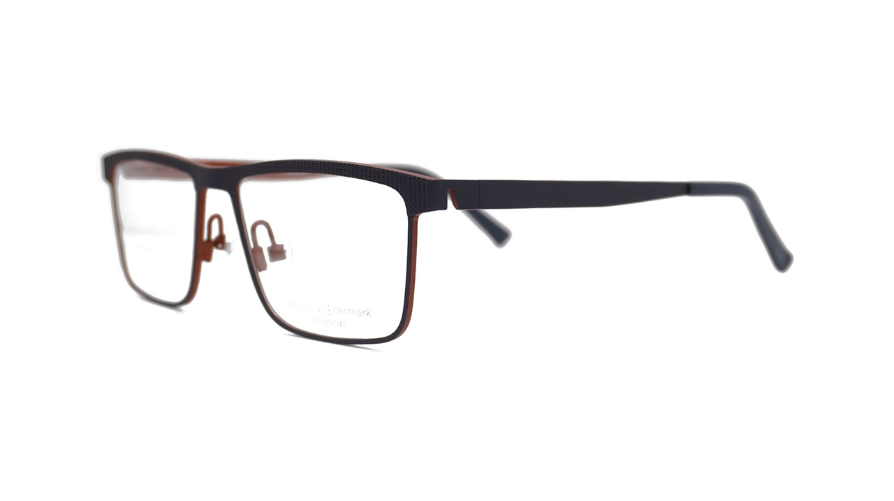 Paire de lunettes de vue Prodesign 1448 couleur marine - Côté à angle - Doyle
