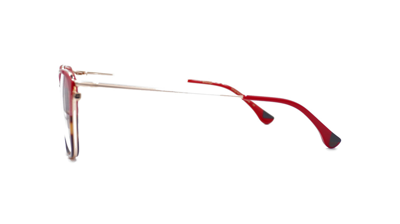 Paire de lunettes de vue Woodys Nanna couleur rouge - Côté droit - Doyle