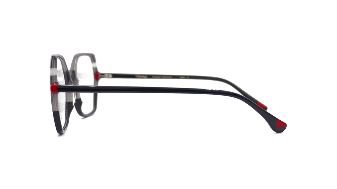 Paire de lunettes de vue Woodys Liria couleur noir - Côté droit - Doyle