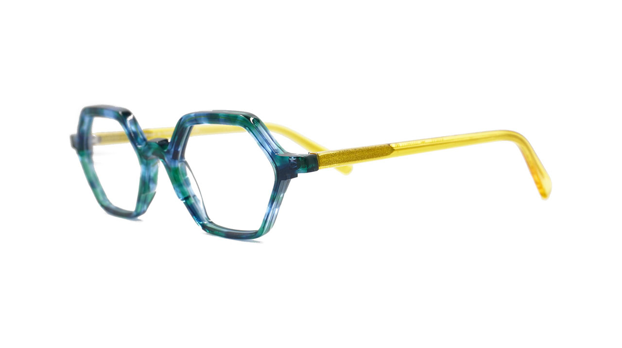 Paire de lunettes de vue Matttew-eyewear Coas couleur vert - Côté à angle - Doyle