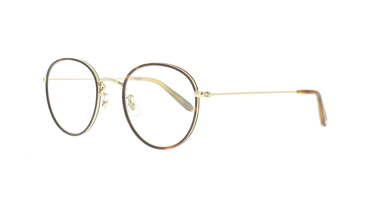Paire de lunettes de vue Garrett-leight Paloma couleur brun - Côté à angle - Doyle